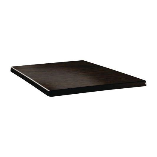 DR922 Topalit Classic Line vierkant tafelblad wengé 60cm