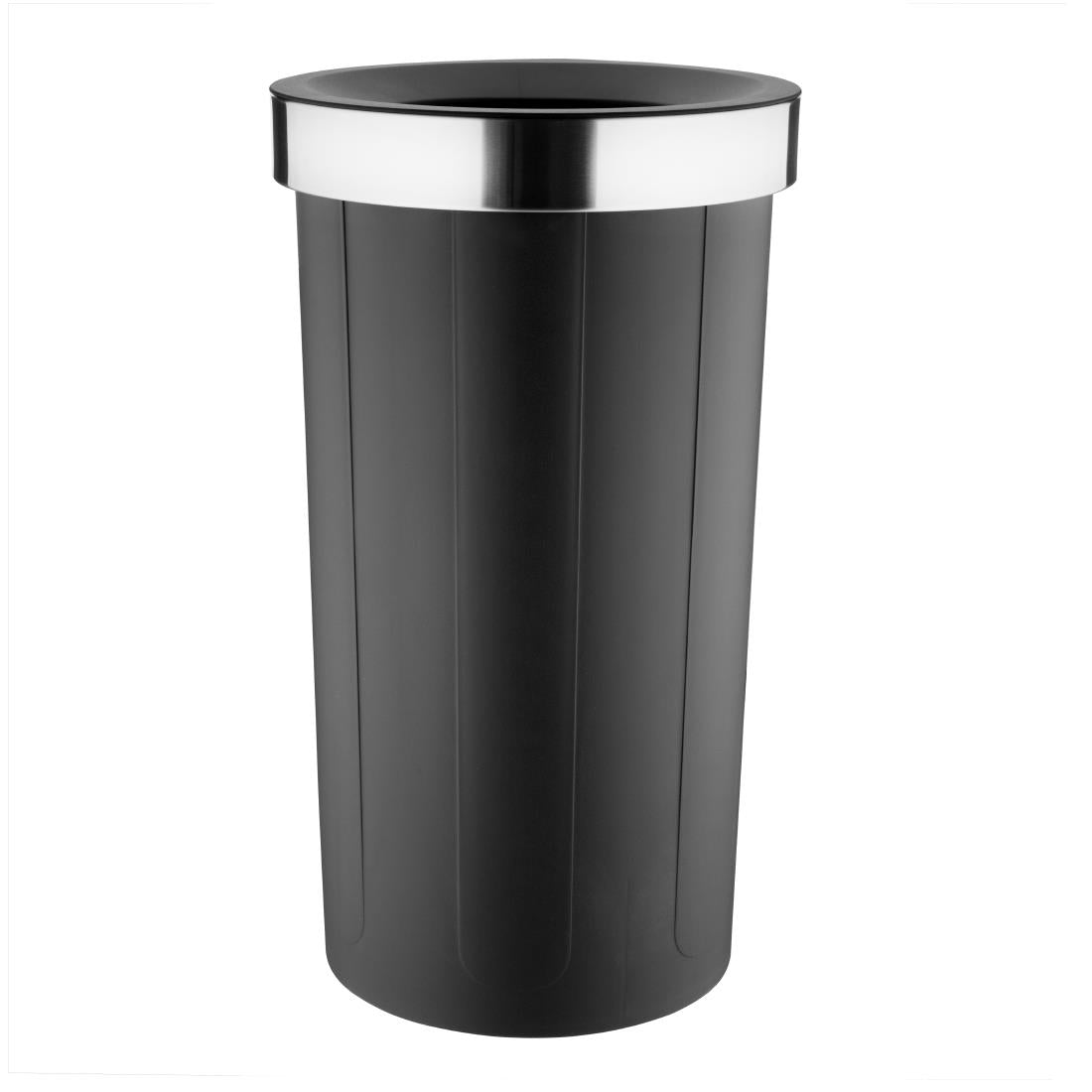HT462 Bolero Ronde Zwarte Bak Met Open Deksel 60Ltr