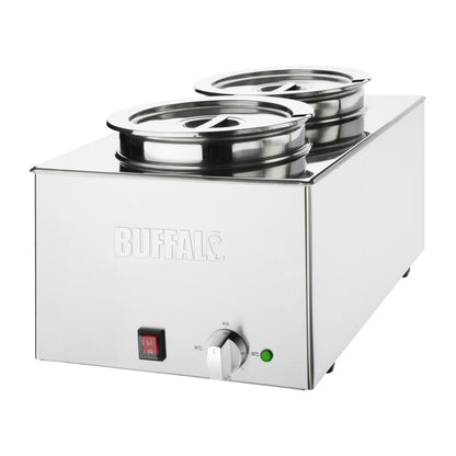 FT695 Buffalo bain-marie met 2x 5,2Ltr bakken