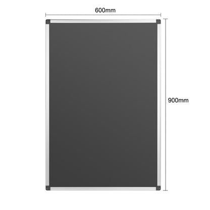 HS807 Olympia Zwart Magnetisch Bord 600x900mm