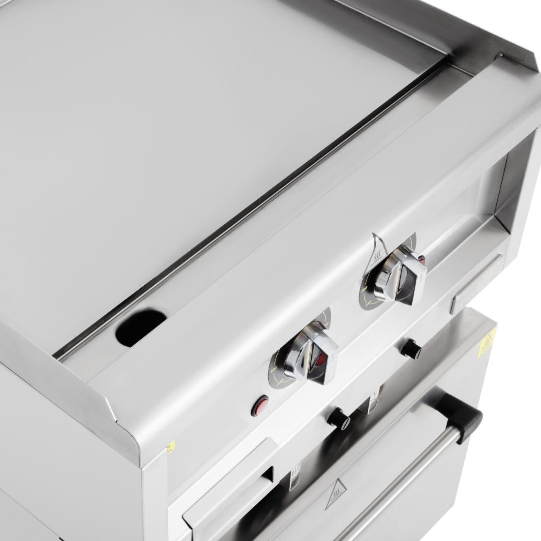SA809 Buffalo 600 Serie Vrijstaande Elektrische Bakplaat Met Heteluchtoven