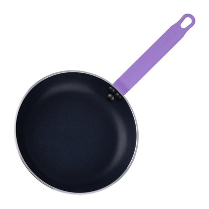 FB477 Hygiplas Teflon Platinum Plus anti-aanbak koekenpan 240mm groen paars