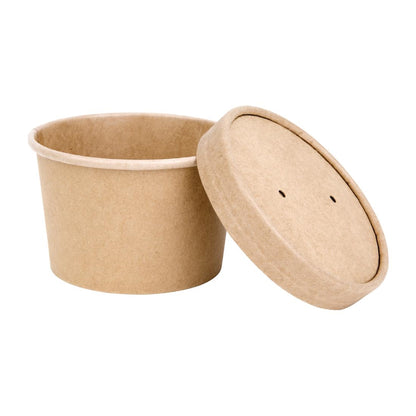 FA978 Fiesta Recyclable soepbeker deksels 98mm (500 stuks)