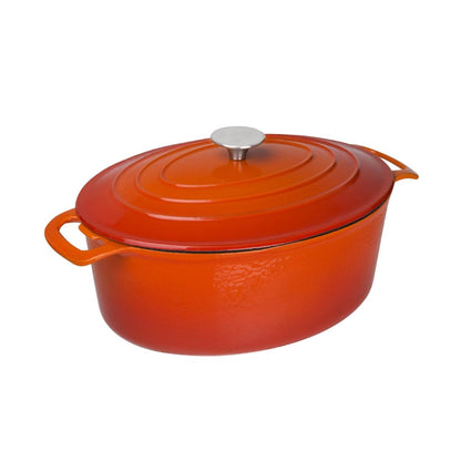 GH312 Vogue ovale inductie braadpan oranje 6Ltr