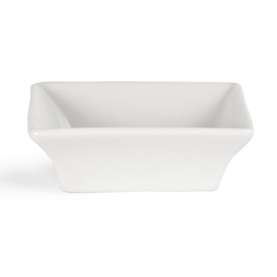 Y136 Olympia Whiteware Amuseschaaltjes 7,5x7,5cm (12 Stuks)