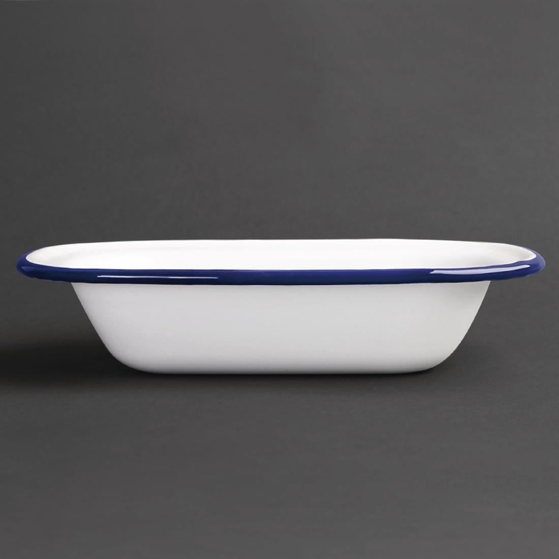 GM511 Olympia Emaille ovenschaal/serveerschaal 13,5x18cm (6 stuks)