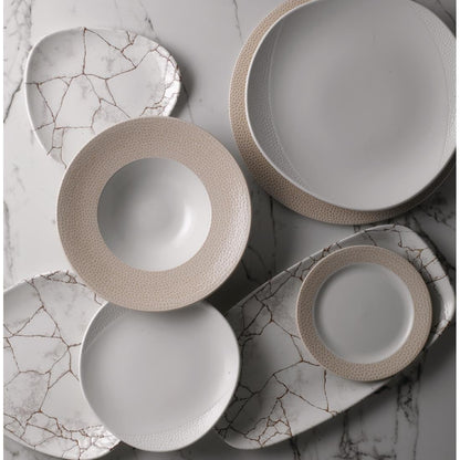 FR059 Churchill Studio Prints Kintsugi Agate Grey Lotus Borden 254mm (12 stuks)