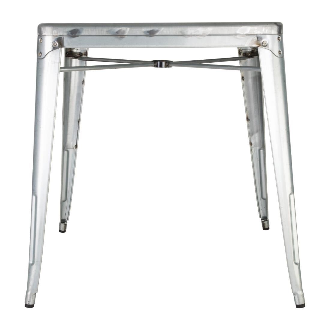 GC866 Bolero Bistro gegalvaniseerd stalen tafel vierkant 668mm