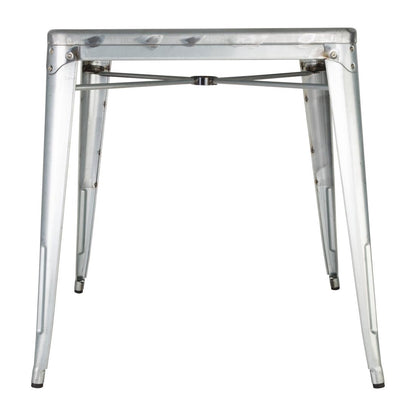 GC866 Bolero Bistro gegalvaniseerd stalen tafel vierkant 668mm