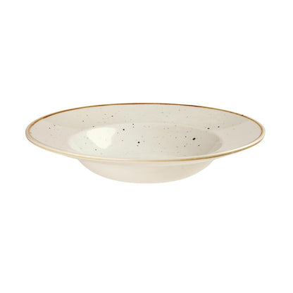 DF799 Churchill Stonecast Barley White Kom Met Brede Rand Medium 23.88cm (12 stuks)