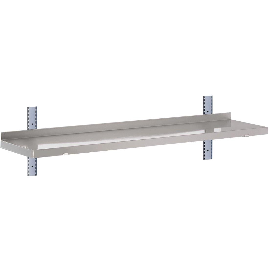 GN183 Gastro M RVS wandplank zonder steunen 100x40cm