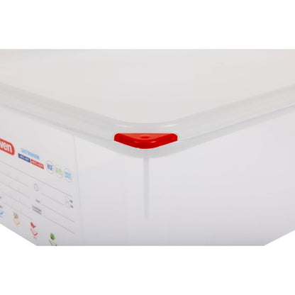 T991 Araven GN 1/1 voedselbak met deksel 21Ltr (4 stuks)