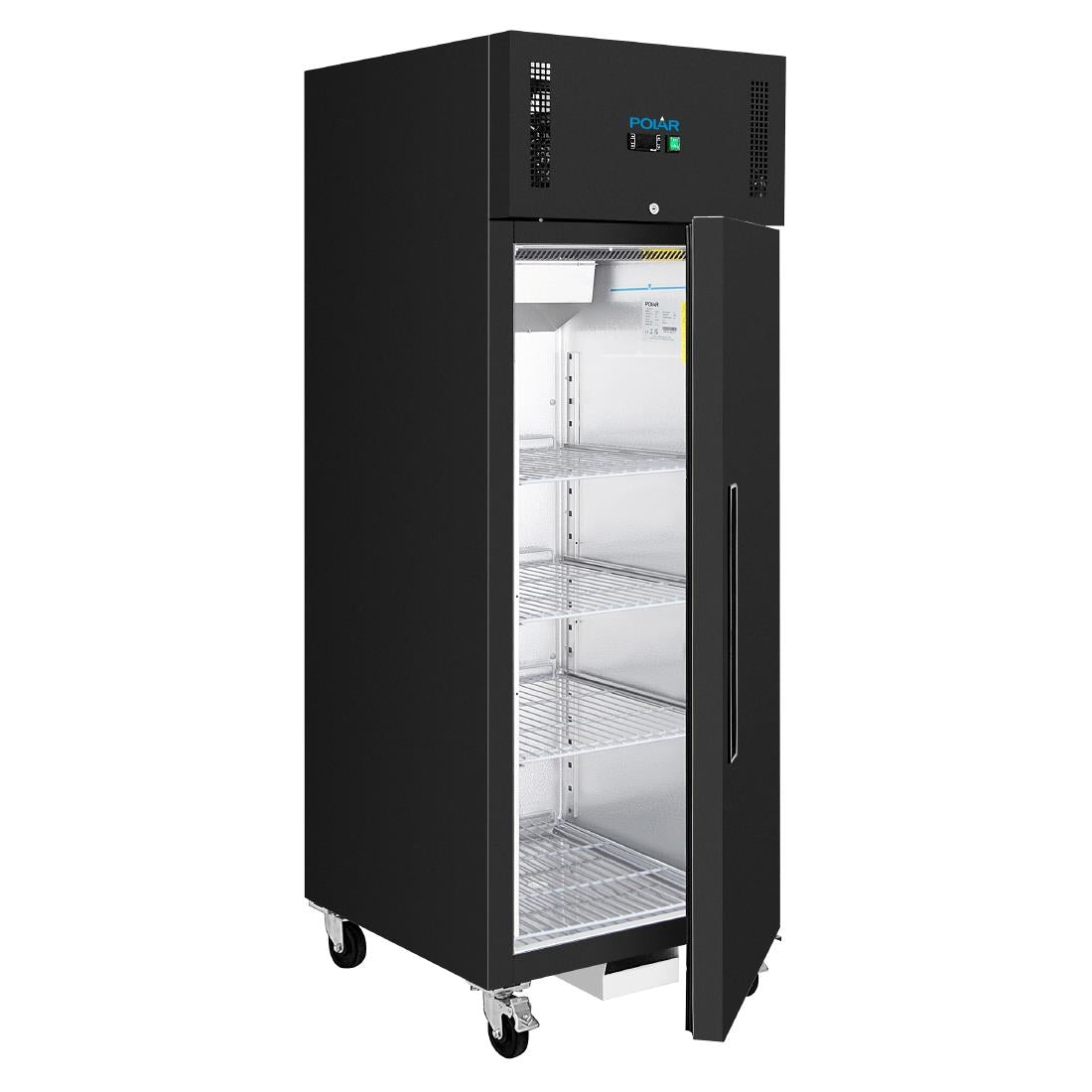 PG020 Polar G-Series staande koelkast zwart 537Ltr