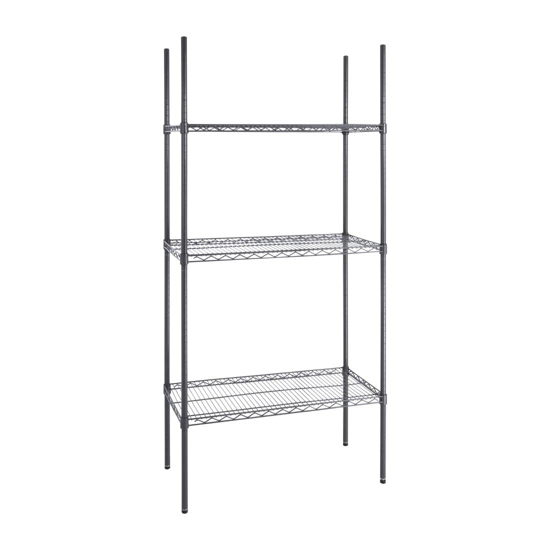 DC819 Nisbets essentials 3-laags gecoate stellingkast 1820 x 915 x 457mm