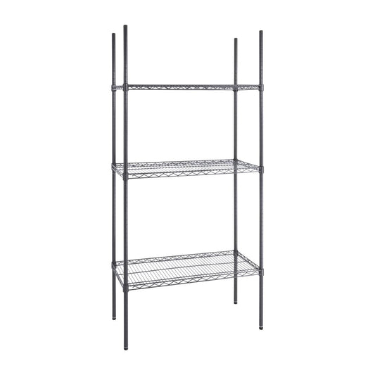 DC819 Nisbets essentials 3-laags gecoate stellingkast 1820 x 915 x 457mm