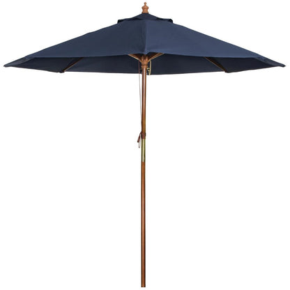 GG497 Bolero ronde donkerblauwe parasol 3 meter