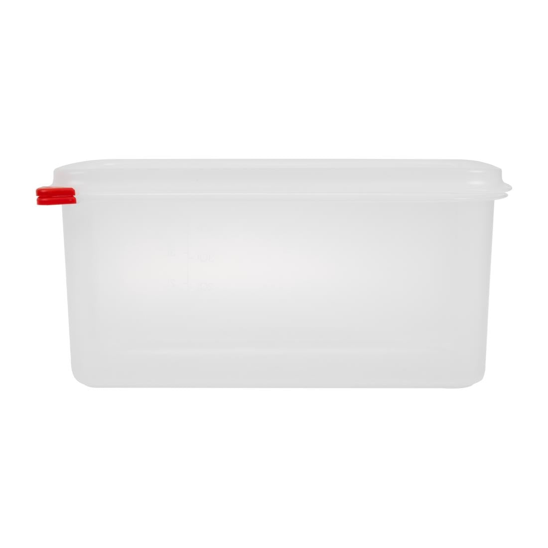 T987 Araven GN 1/3 voedselbak met deksel 6Ltr (4 stuks)