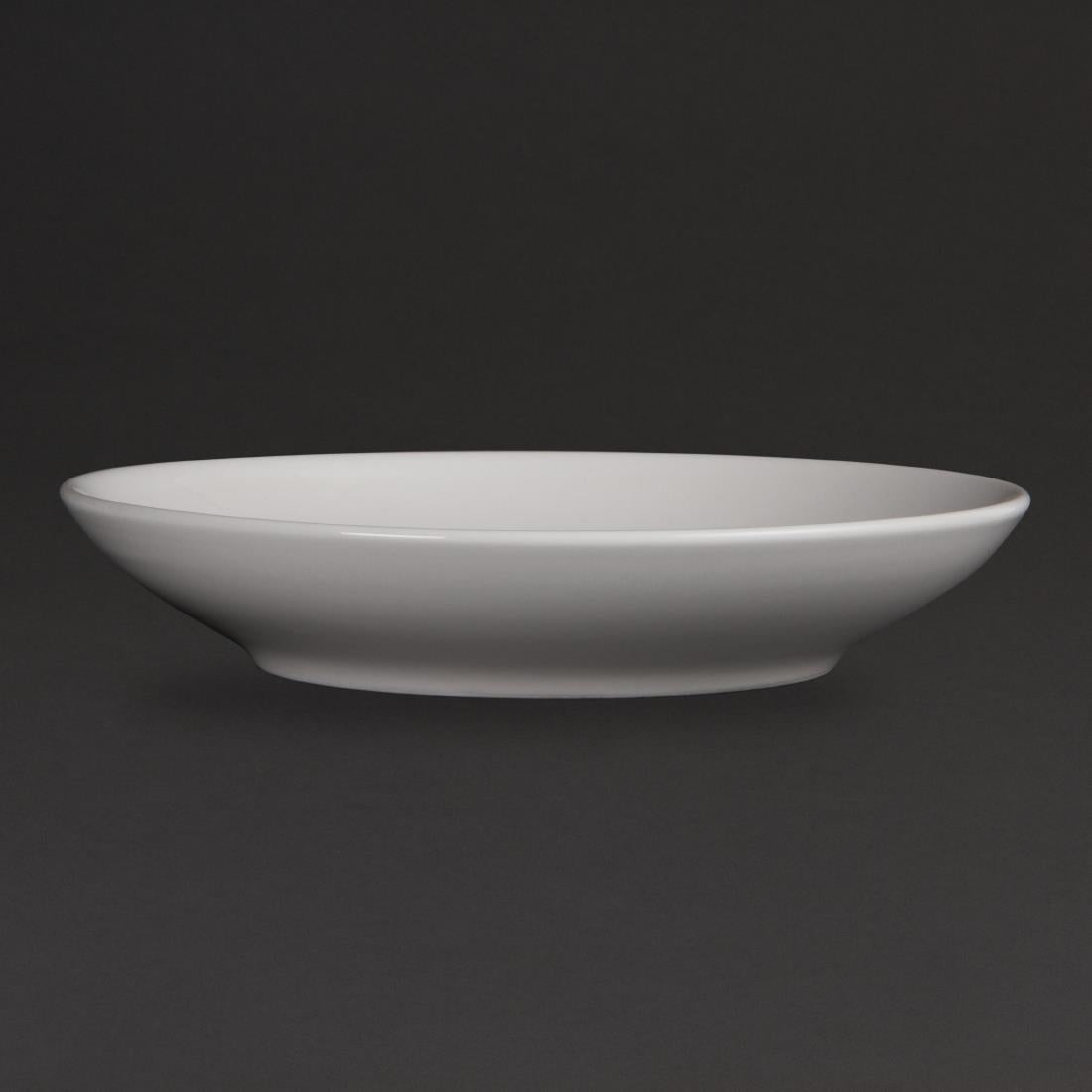 CM187 Olympia Whiteware Diepe Borden 26cm (6 Stuks)