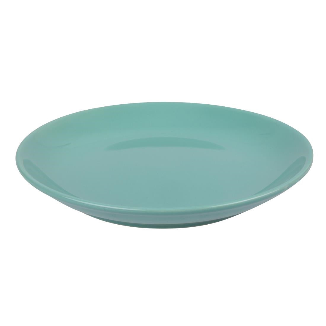 CG355 Olympia Café coupebord aqua 20cm (12 stuks)