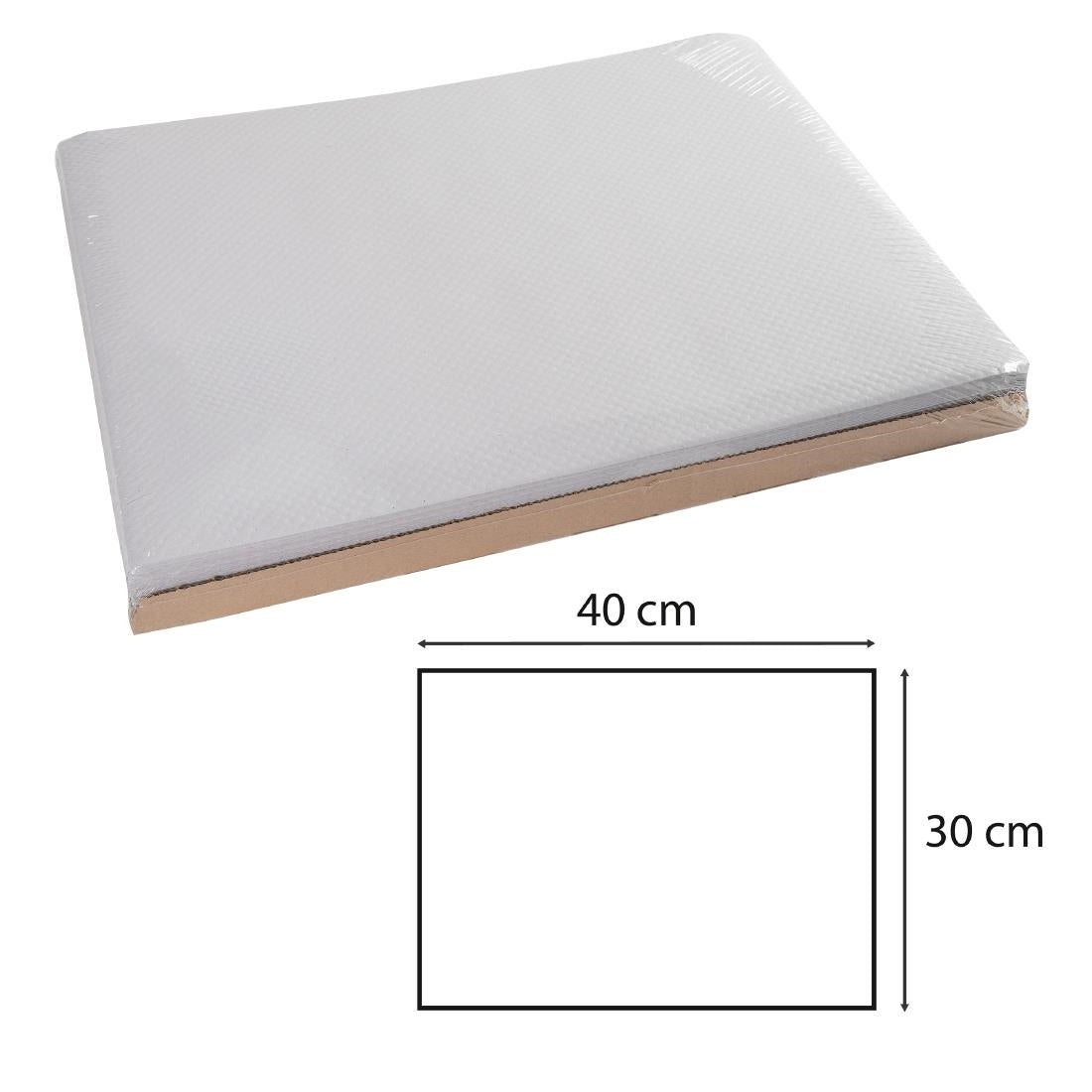 FT581 Placemats voor eenmalig gebruik Wit - 300x400mm (500 stuks)