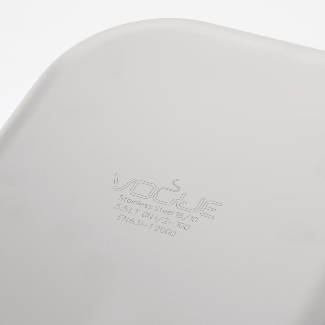 DW439 Vogue RVS GN 1/2 bak 100mm