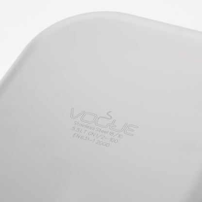 DW439 Vogue RVS GN 1/2 bak 100mm