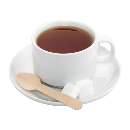 DK398 Fiesta Compostable biologisch afbreekbare houten theelepels (100 stuks)