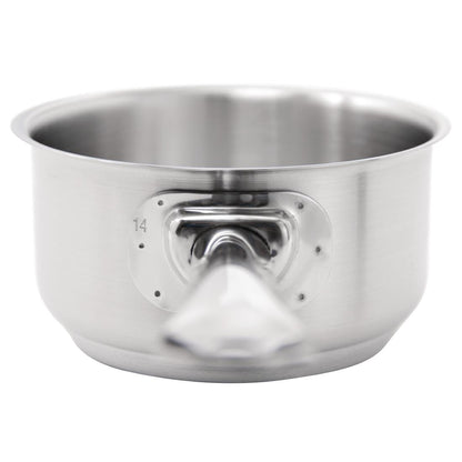 M946 Vogue RVS inductie steelpan 28cm 8Ltr