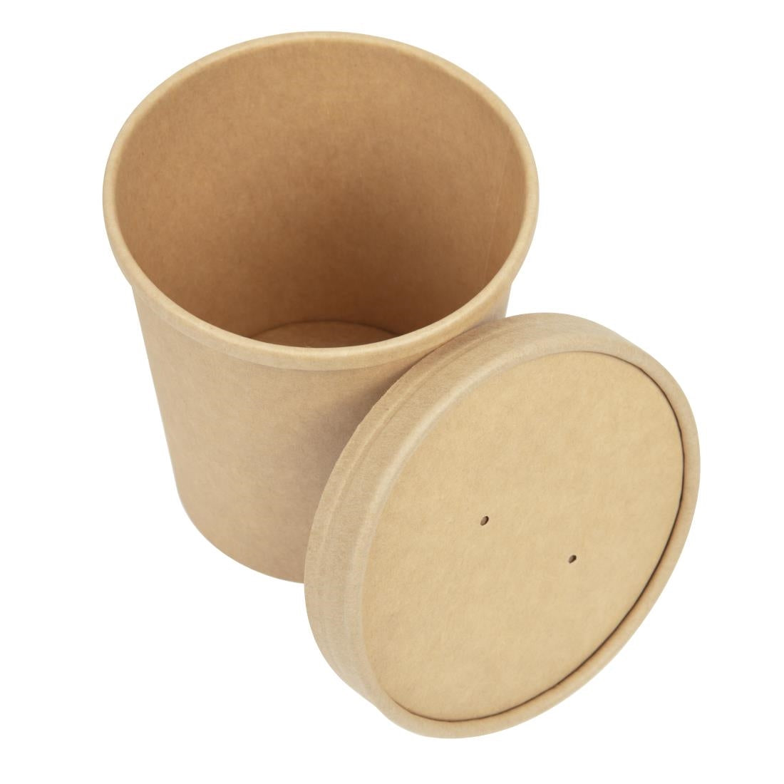 FA370 Colpac magnetronbestendige kraft soepkommen recyclebaar 450ml (500 stuks)