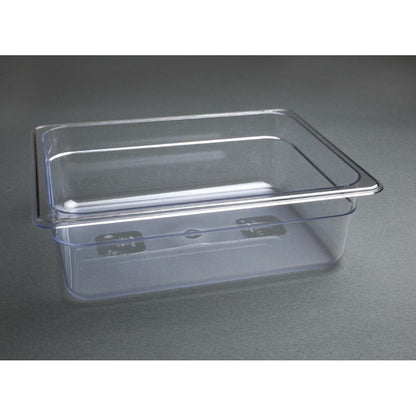 U229 Vogue polycarbonaat 1/2 gastronorm container 100mm transparant