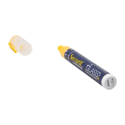 CU772 Securit Waterproof krijtstift (Glas + Krijtbord) in geel met 2-6mm penpunt