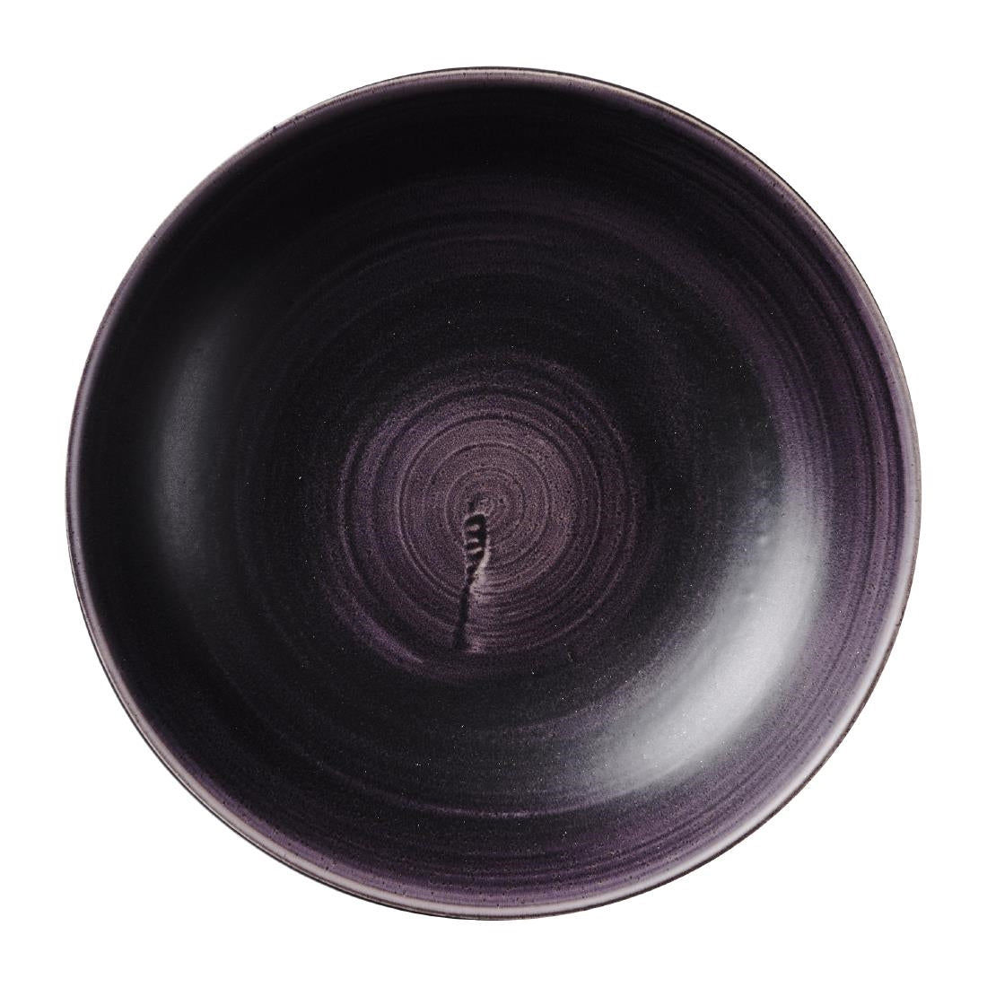 DX062 Churchill Stonecast Patina Cobalt Deep Purple Evolve Coupe Kom 24.8cm (12 stuks)