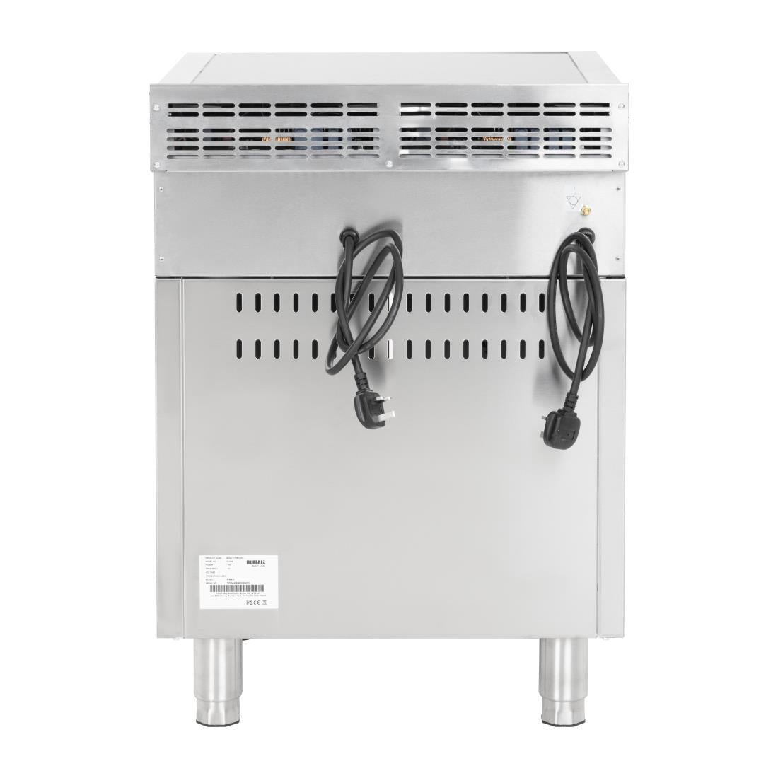 SA807 Buffalo 600-Serie 4-Zone Vrijstaande Inductiekookplaat 2X 3Kw
