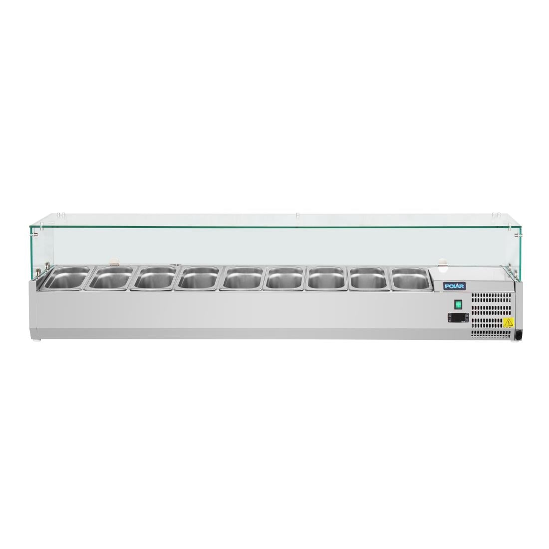 GD878 Polar G-serie opzetkoelvitrine 9x GN 1/3