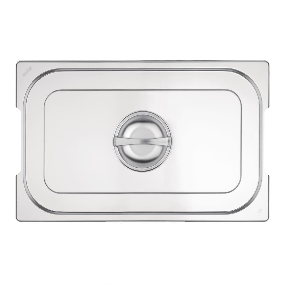 CB181 Vogue RVS deksel voor GN 1/1 bak met handvatten