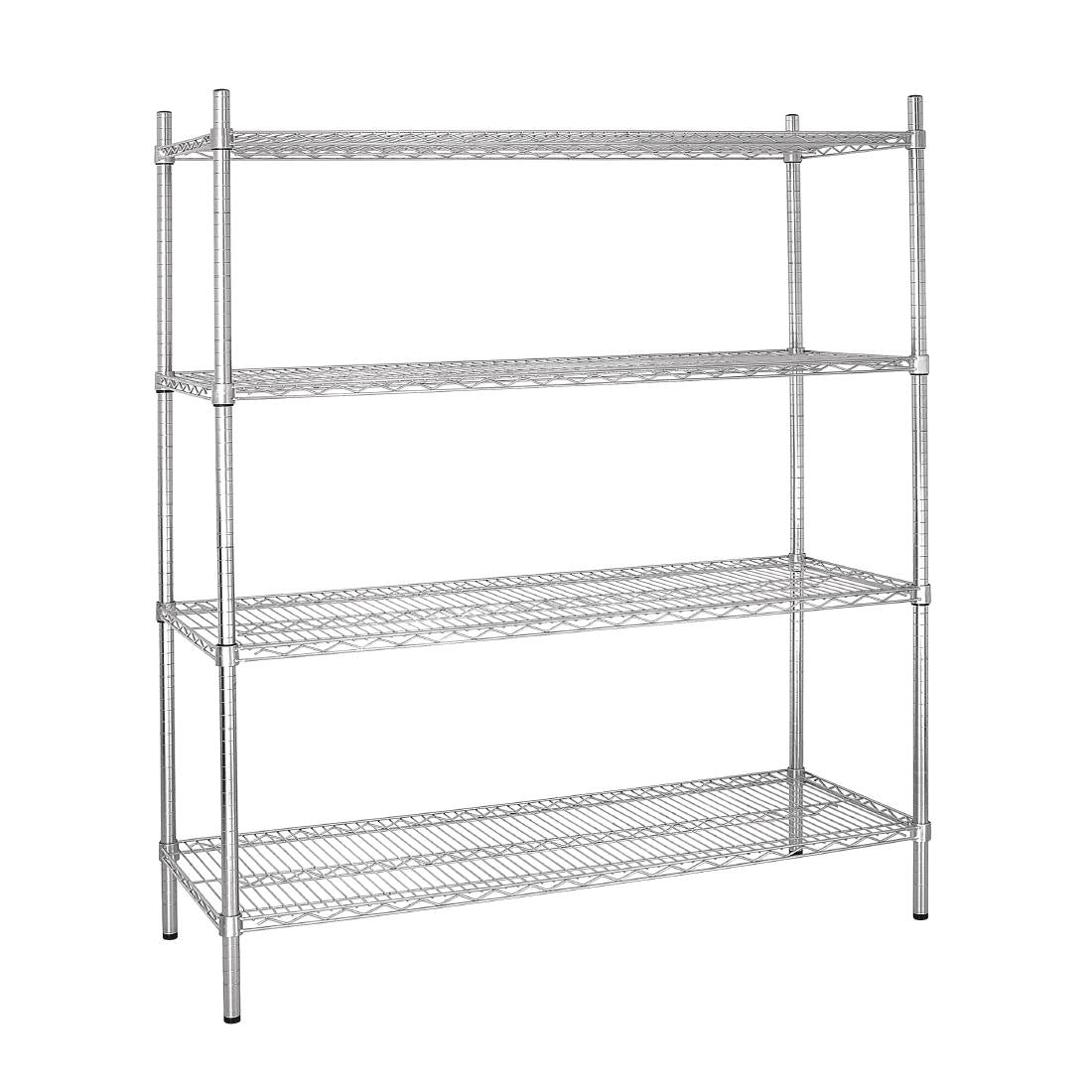 L939 Vogue voorraadrek met 4 schappen 183x45,7cm