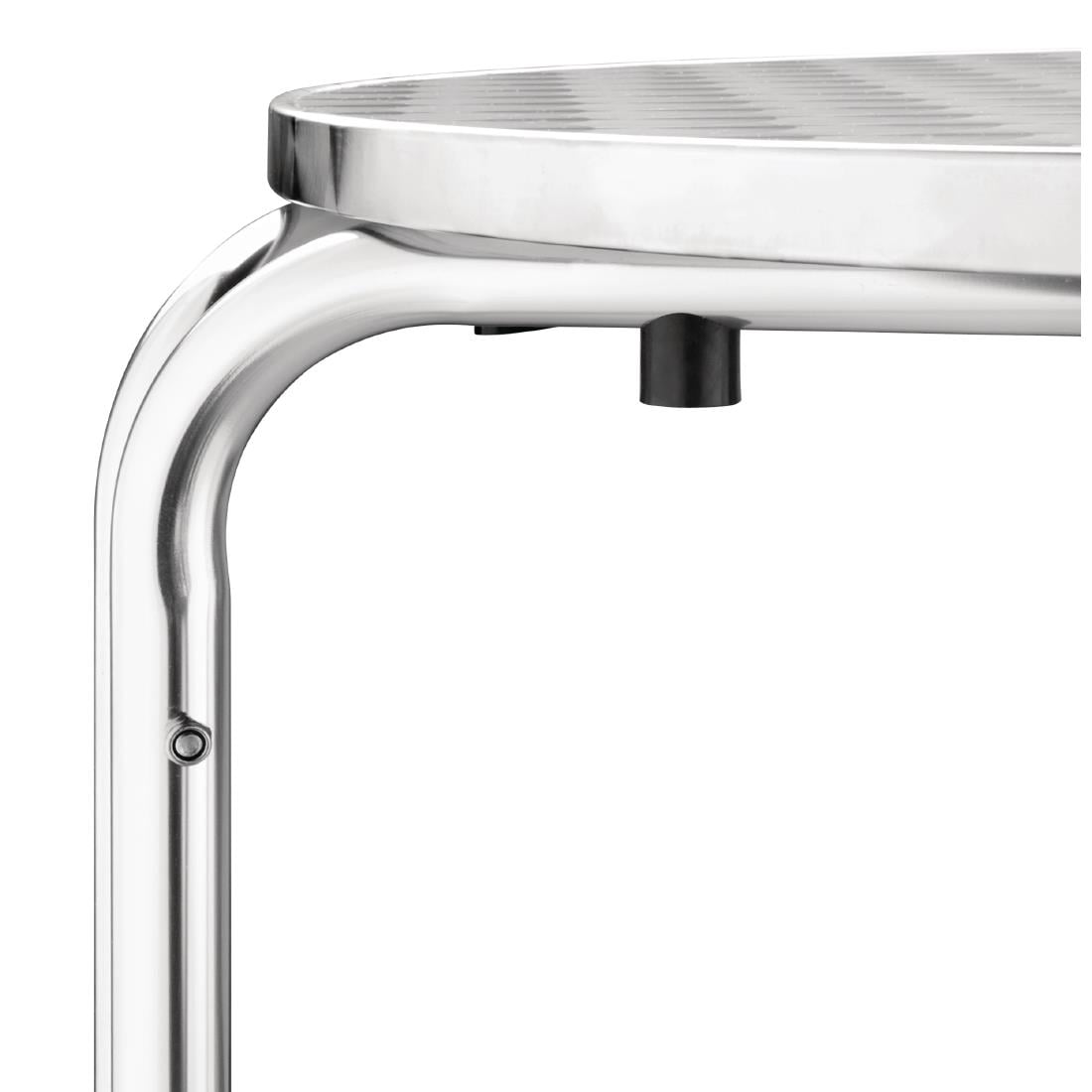 U431 Bolero ronde stapelbare RVS tafel 60cm