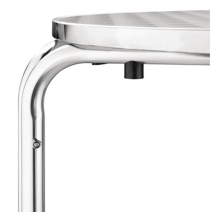 U431 Bolero ronde stapelbare RVS tafel 60cm