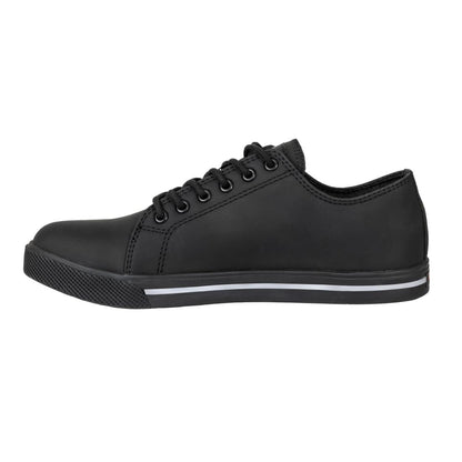 BA060-45 Slipbuster veiligheidssneakers van gerecycleerd microvezel matzwart 45