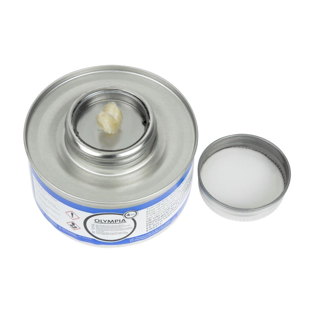 CB734 Olympia vloeibare brandpasta 4 uur herbruikbaar lont (12 stuks)