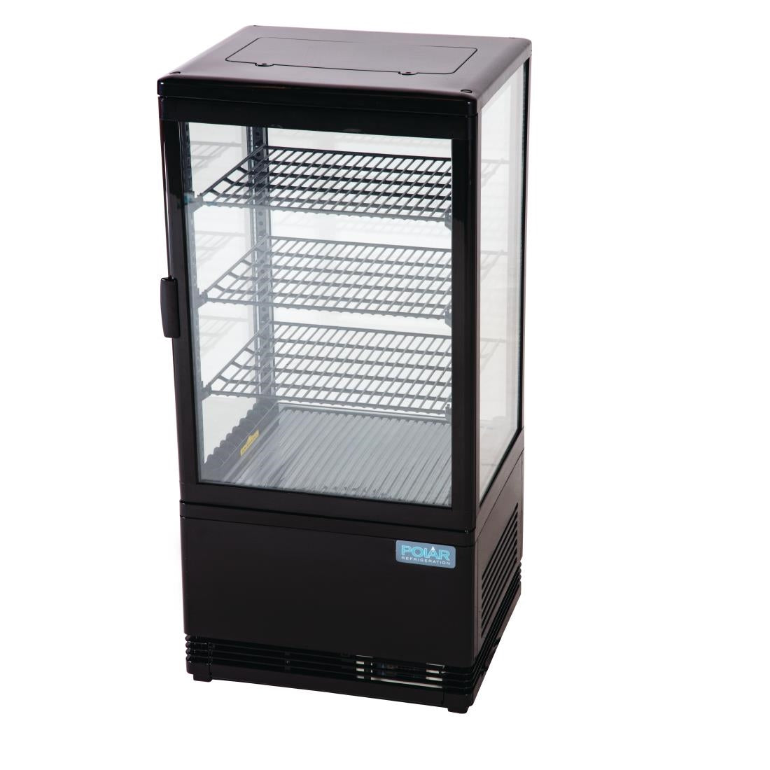 G211 Polar C-serie koelvitrine zwart 68L