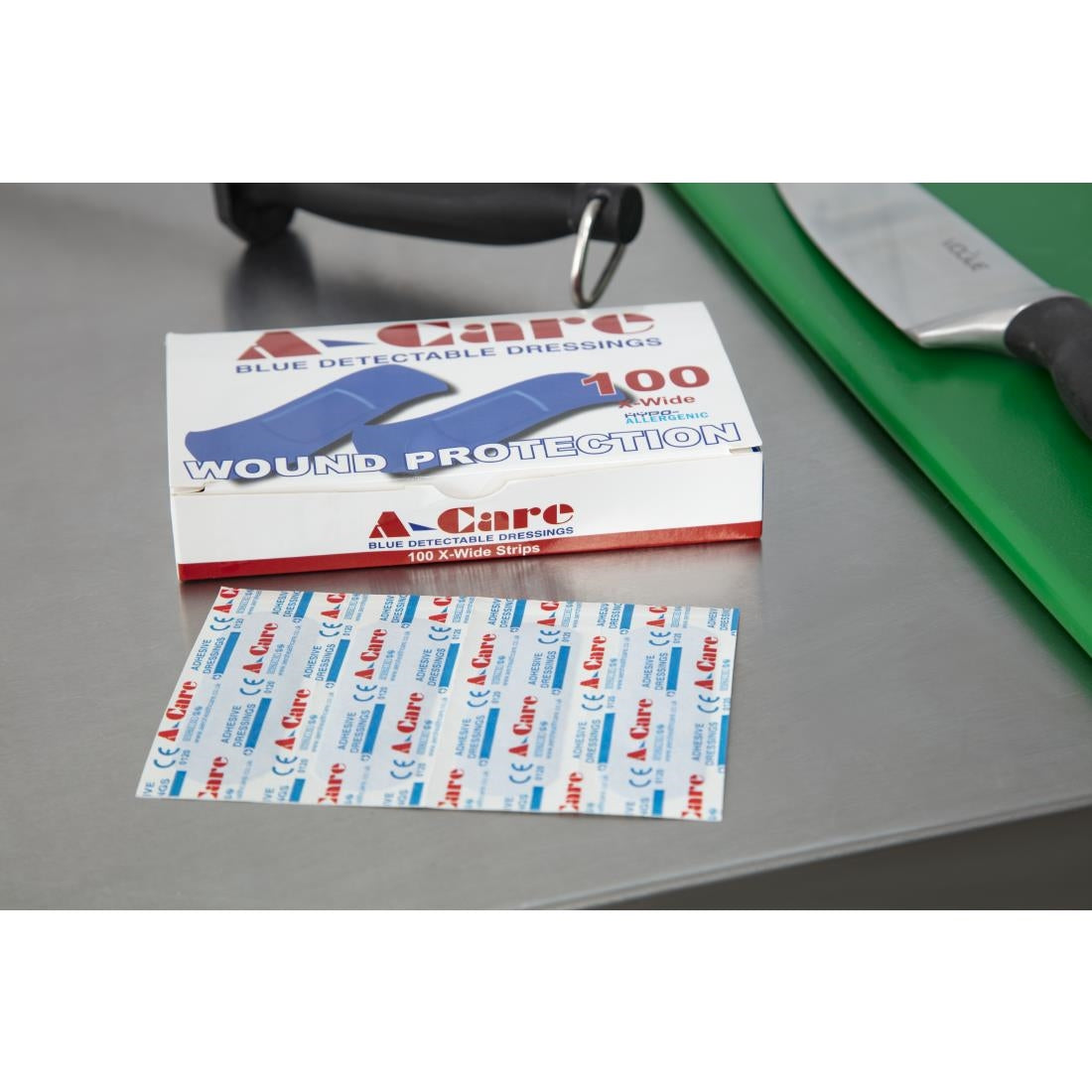 CB442 Blauwe standaard pleisters (100 stuks)