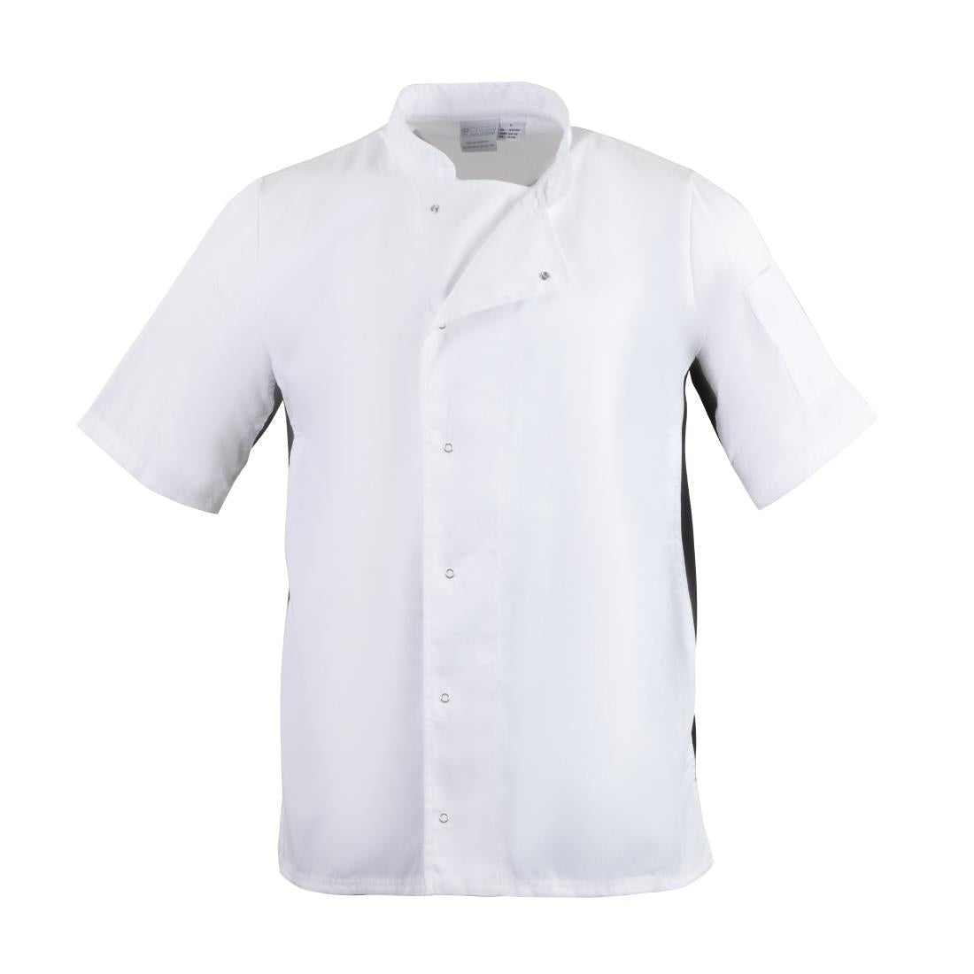 A928-XL Whites Nevada koksbuis wit met zwart contrast XL