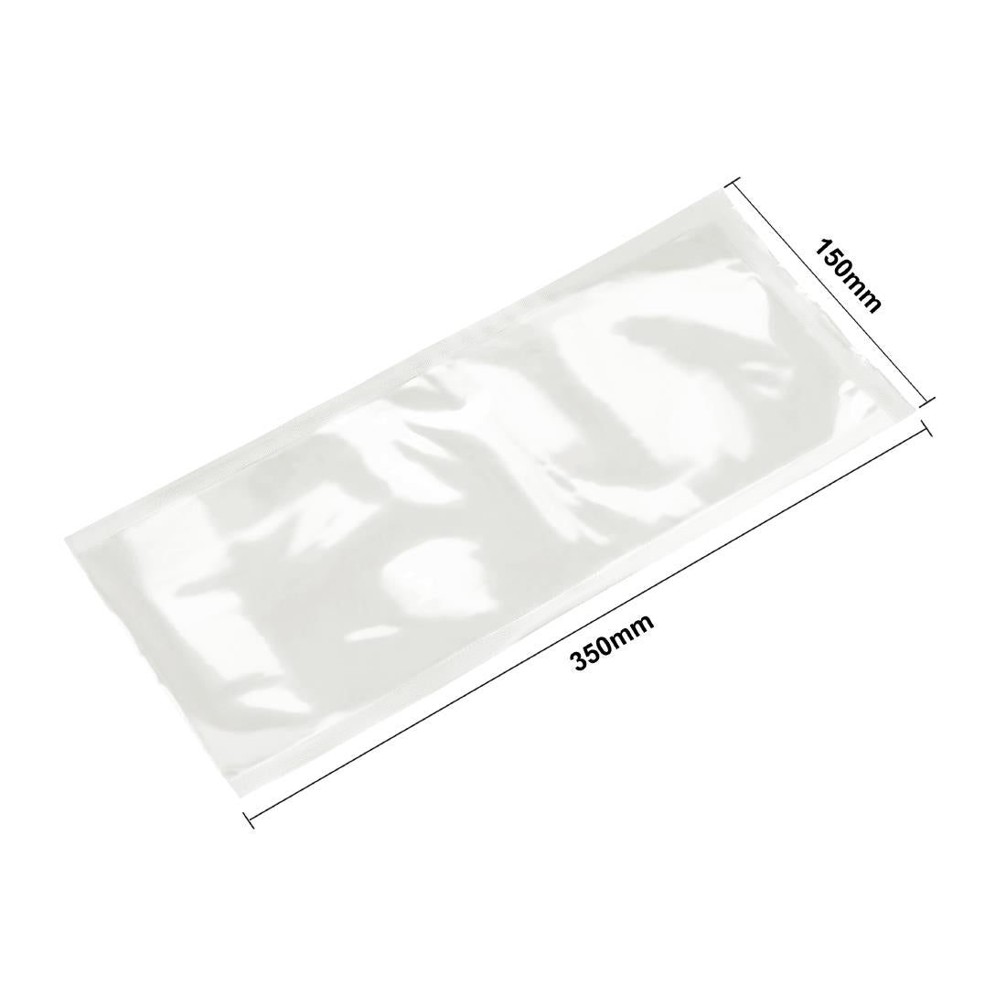 AT100 Vogue Composteerbare Kamer Vacuüm Verpakkingszakken 150x350mm (100 stuks)
