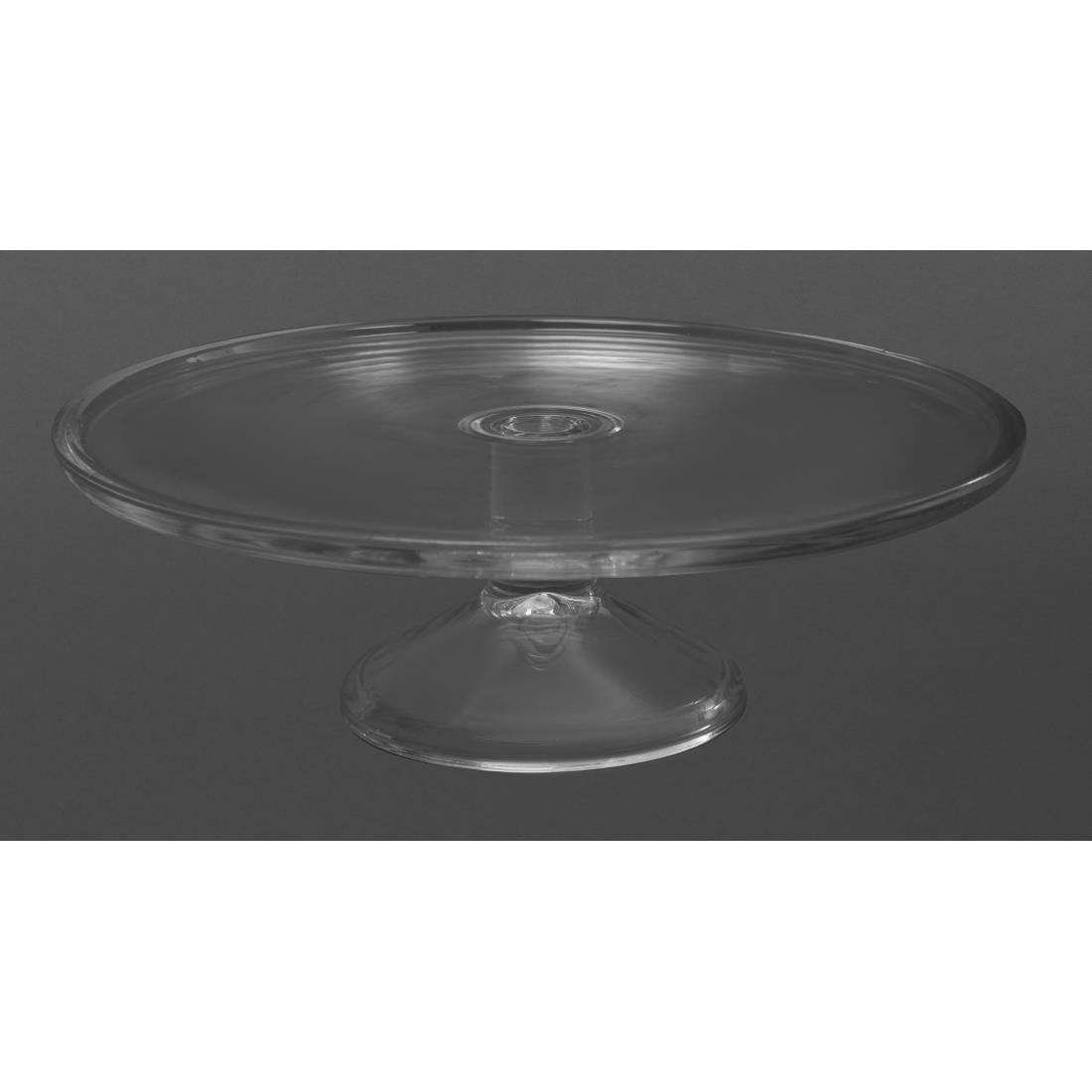 CS013 Olympia glazen taartplateau 30,5(Ø)cm