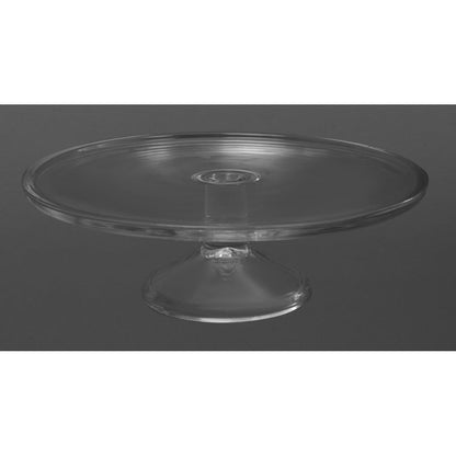 CS013 Olympia glazen taartplateau 30,5(Ø)cm