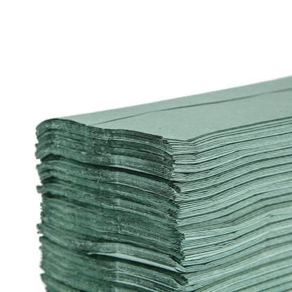 DL923 Jantex Z-gevouwen handdoeken 1-laags 250 vellen groen (12 stuks)