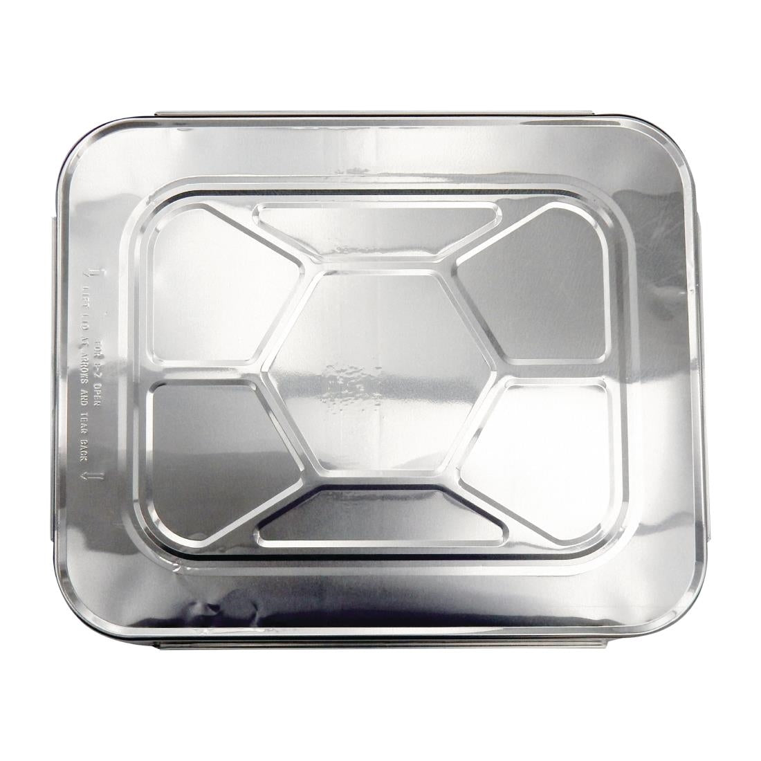 FJ857 Aluminium deksels voor GN 1/1 aluminium bakken (50 stuks)