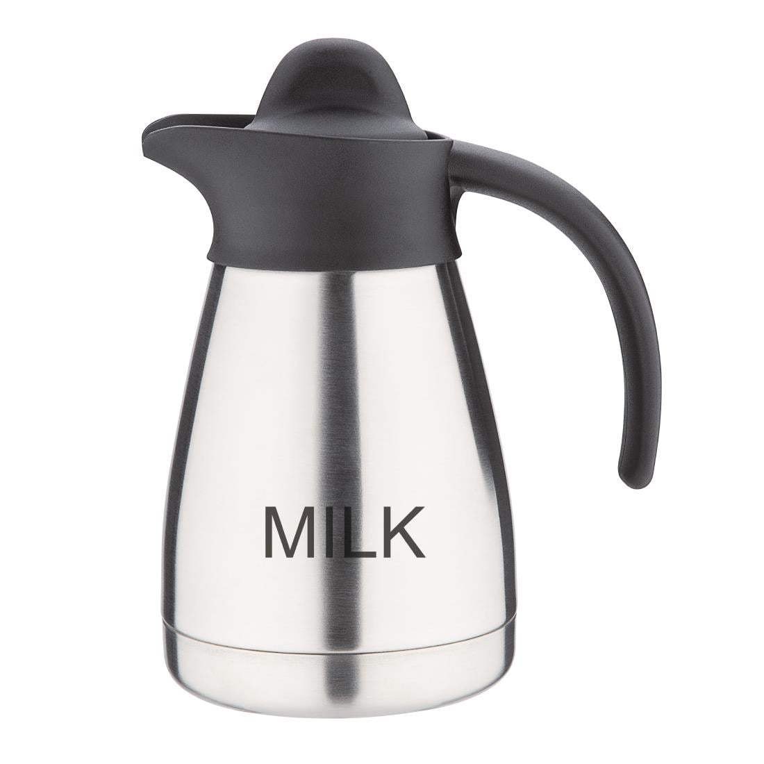 CL371 Olympia thermoskan met schroefdop en opschrift MILK 500ml