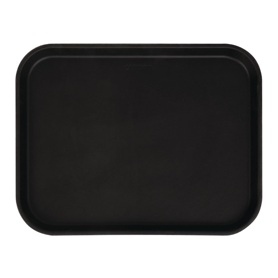 CT277 Cambro Camtread rechthoekig antislip glasvezel dienblad zwart 45,7cm